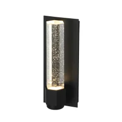 Linear Clear bubble Crystal Tube Dimmable LED Wall Lamp