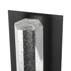 Linear Clear bubble Crystal Tube Dimmable LED Wall Lamp