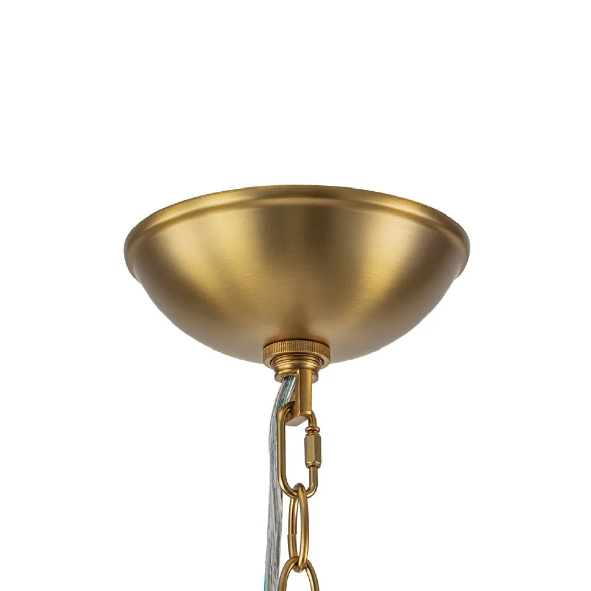 Luxe Large Cluster Rippled Glass Globe Round Bubble Chandelier