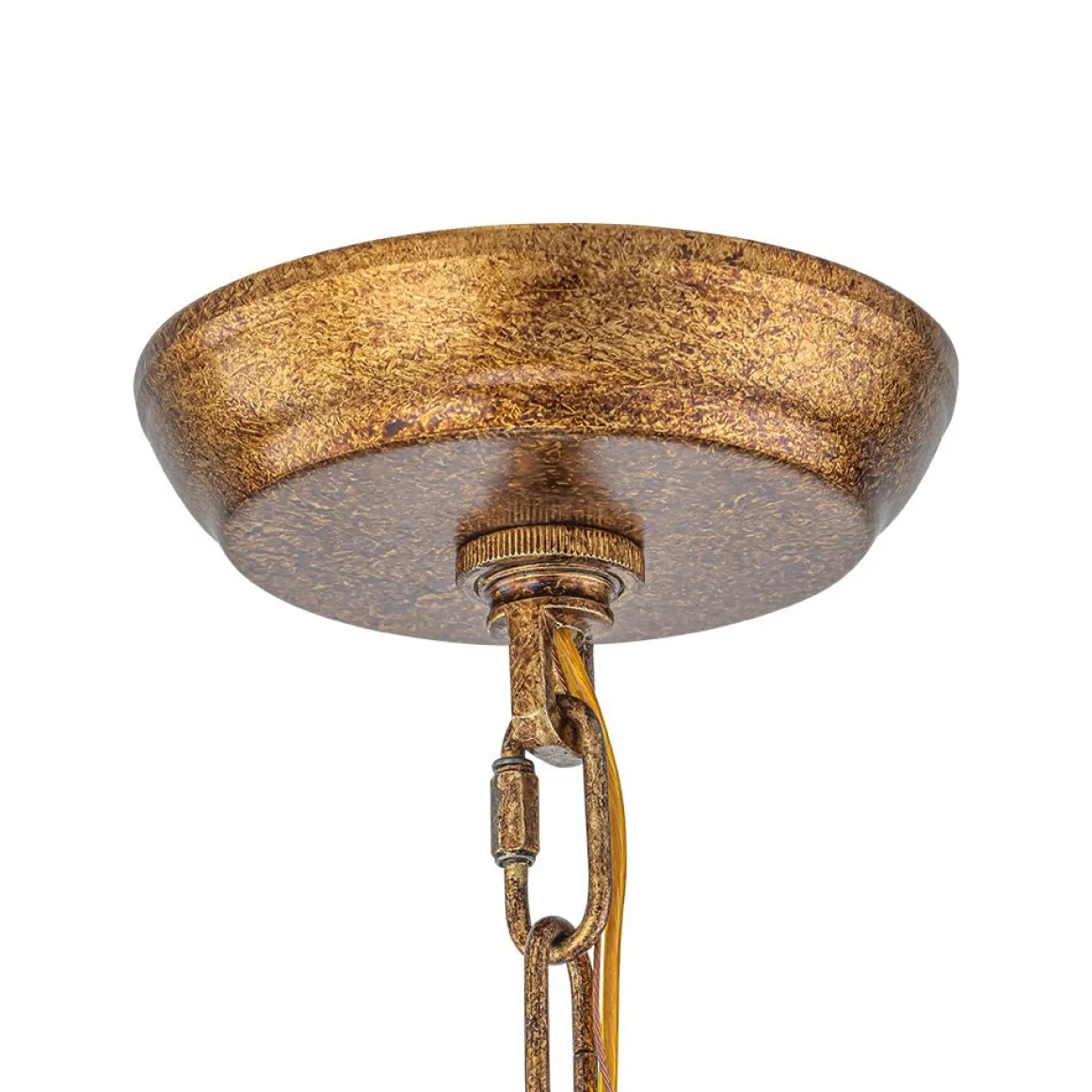 Luxe Moroccan Antique Bronze Crystal Round Cage Chandelier