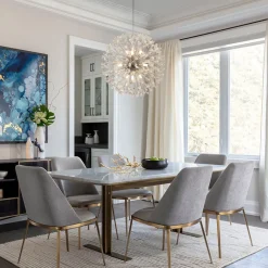 Luxury Bloom Dandelion Crystal Firework Chandelier