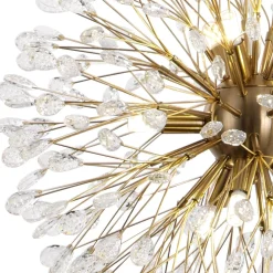 Luxury Bloom Dandelion Crystal Firework Chandelier