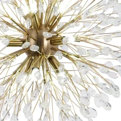 Luxury Bloom Dandelion Crystal Firework Chandelier