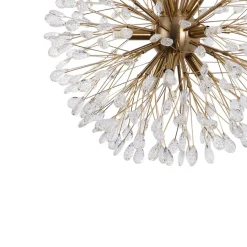 Luxury Bloom Dandelion Crystal Firework Chandelier