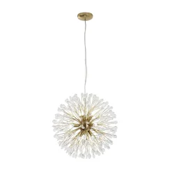 Luxury Bloom Dandelion Crystal Firework Chandelier
