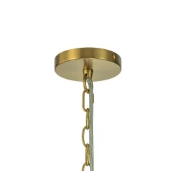 Luxury Brass Cluster Clear Glass Globe Bubble Chandelier