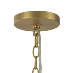 Luxury Cascade Cluster Ribbed Glass Bubble Entry Chandelier