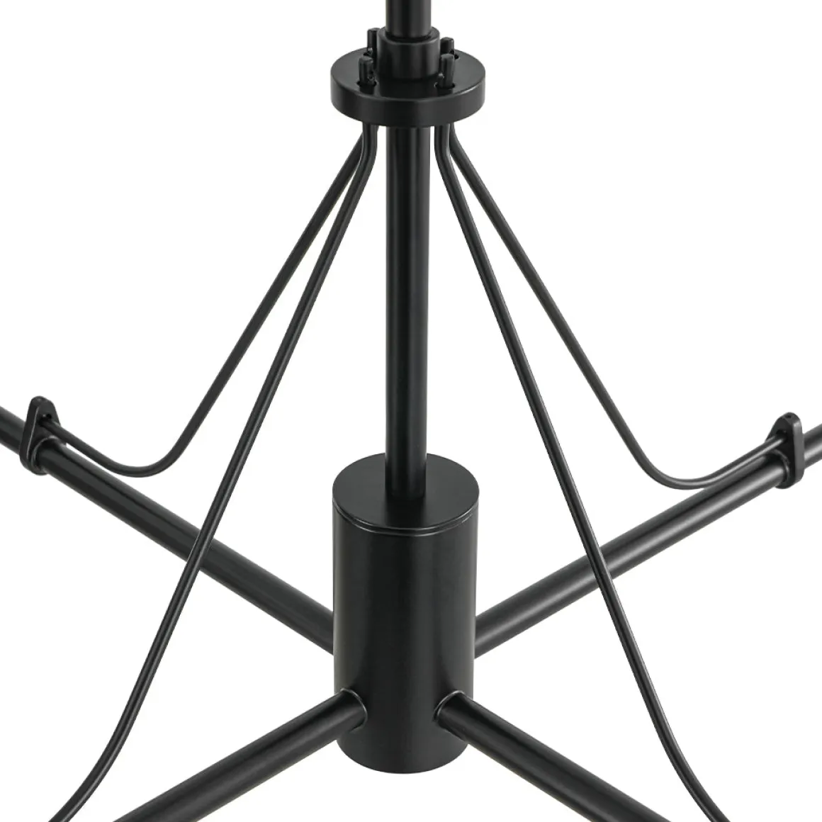 Luxury 4-Light Shine Opal Glass Globe Sputnik Chandelier