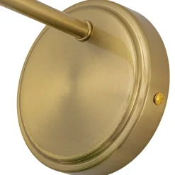 Macaron Brass Green 1-Light Iron Conical Wall Sconce