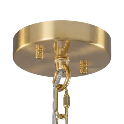 Mid-Century Brass 1-light Shine Opal Glass Globe Pendant