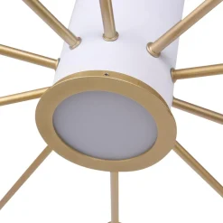 Mid-Century Flush Mount Sputnik Ceiling Light