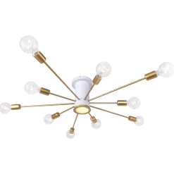 Mid-Century Flush Mount Sputnik Ceiling Light