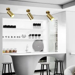 Mid-century 1-light Ceiling Spotlight