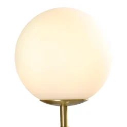 Mid-century 1-light Globe Wall Sconce