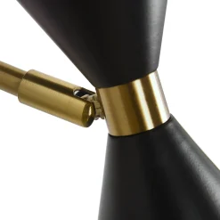 Mid-Century Modern Black Wall Sconce