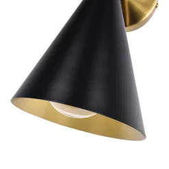 Mid-Century Modern Black Wall Sconce