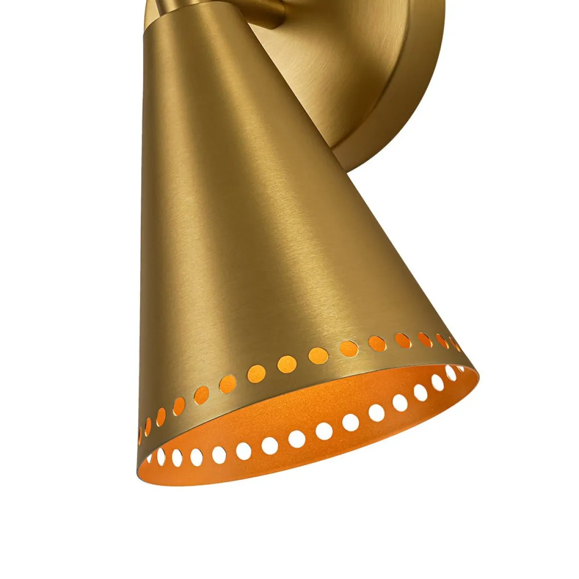 Mid-Century Modern 2-Light Up Down Cone Wall Sconce