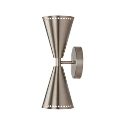 Mid-Century Modern 2-Light Up Down Cone Wall Sconce