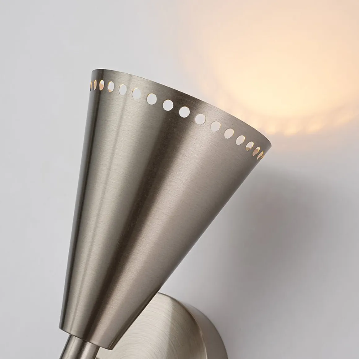 Mid-Century Modern 2-Light Up Down Cone Wall Sconce