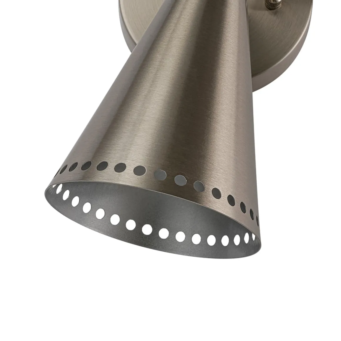 Mid-Century Modern 2-Light Up Down Cone Wall Sconce