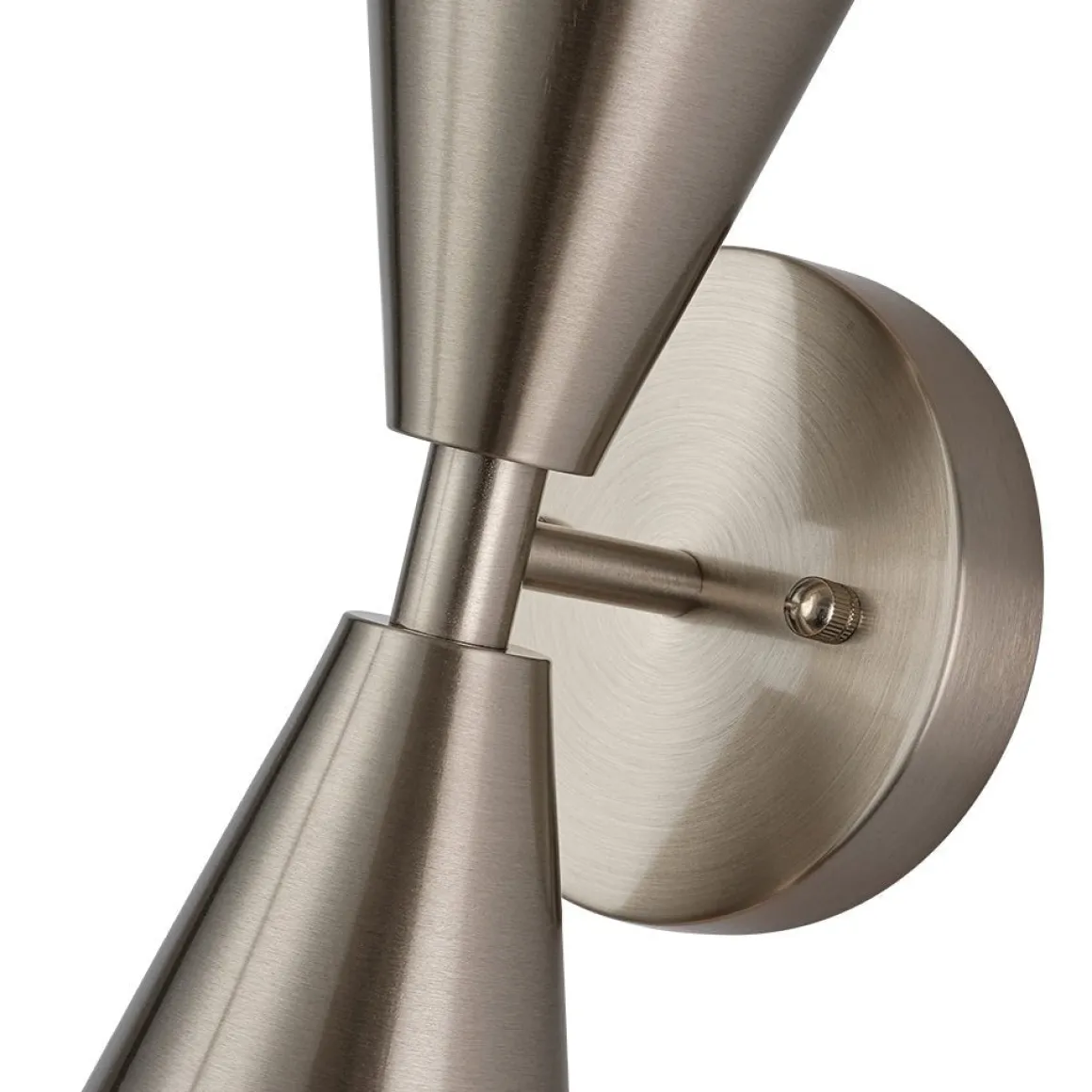 Mid-Century Modern 2-Light Up Down Cone Wall Sconce