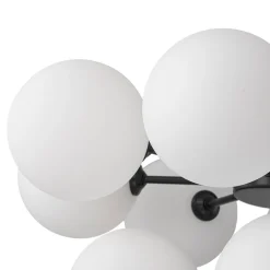 Milky Glass Cluster Bubble Chandelier