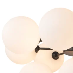 Milky Glass Cluster Bubble Chandelier