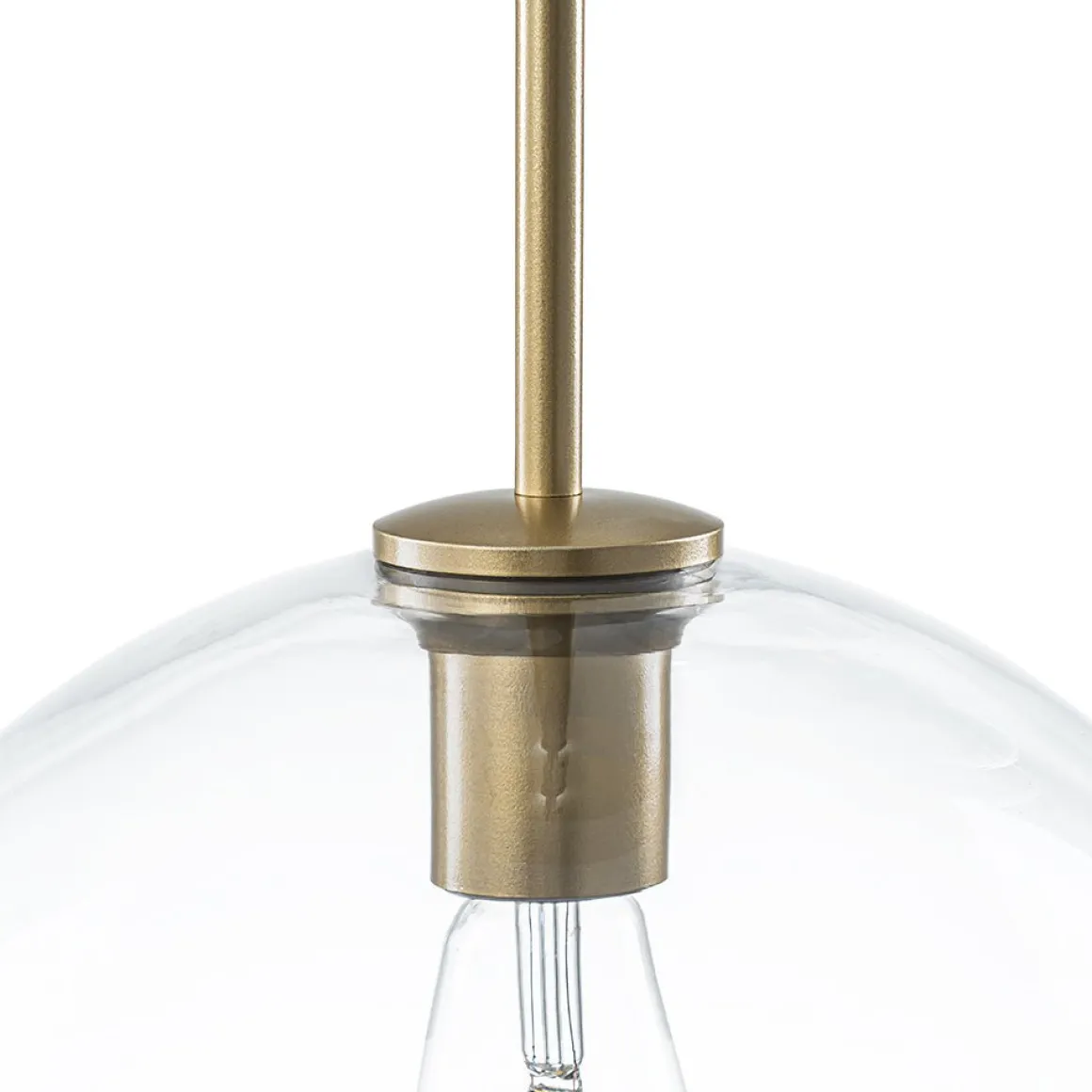 Minimalist Cluster Clear Glass Globe 3-Light Pendant