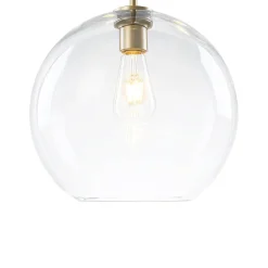 Minimalist Cluster Clear Glass Globe 3-Light Pendant