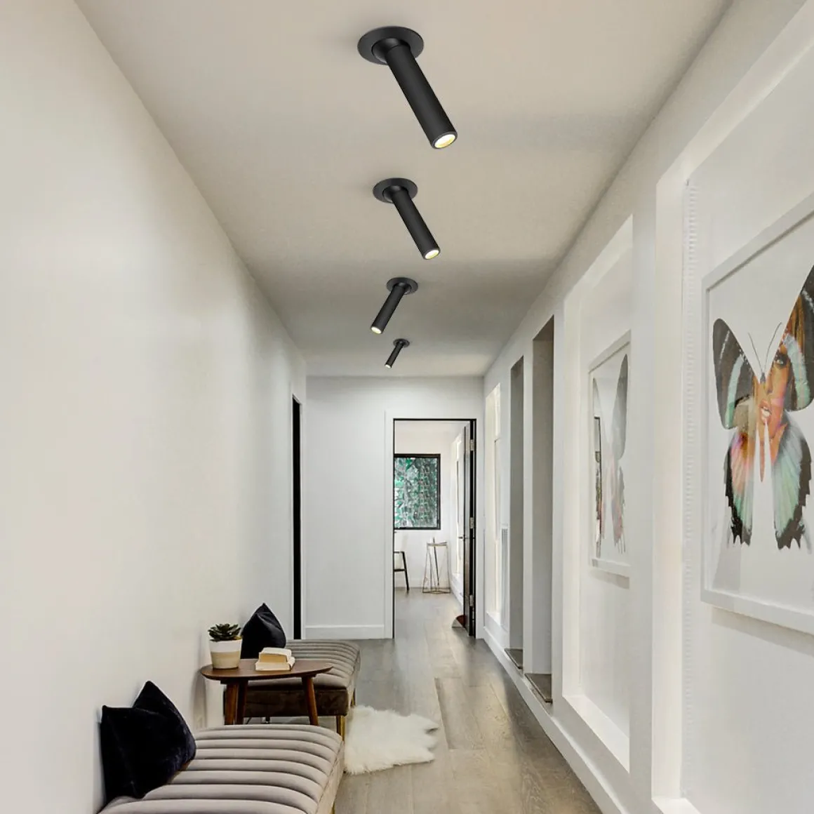 Minimalist Cylinder LED Track Light