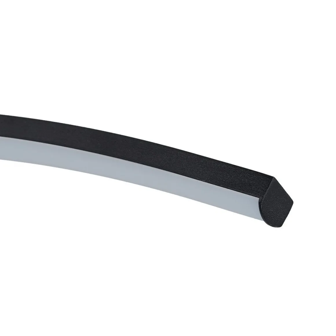 Minimalist Dimmable LED Black Arched Island Chandelier