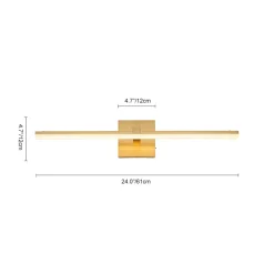 Minimalist Dimmable LED Linear Vanity Sconce Picture Light