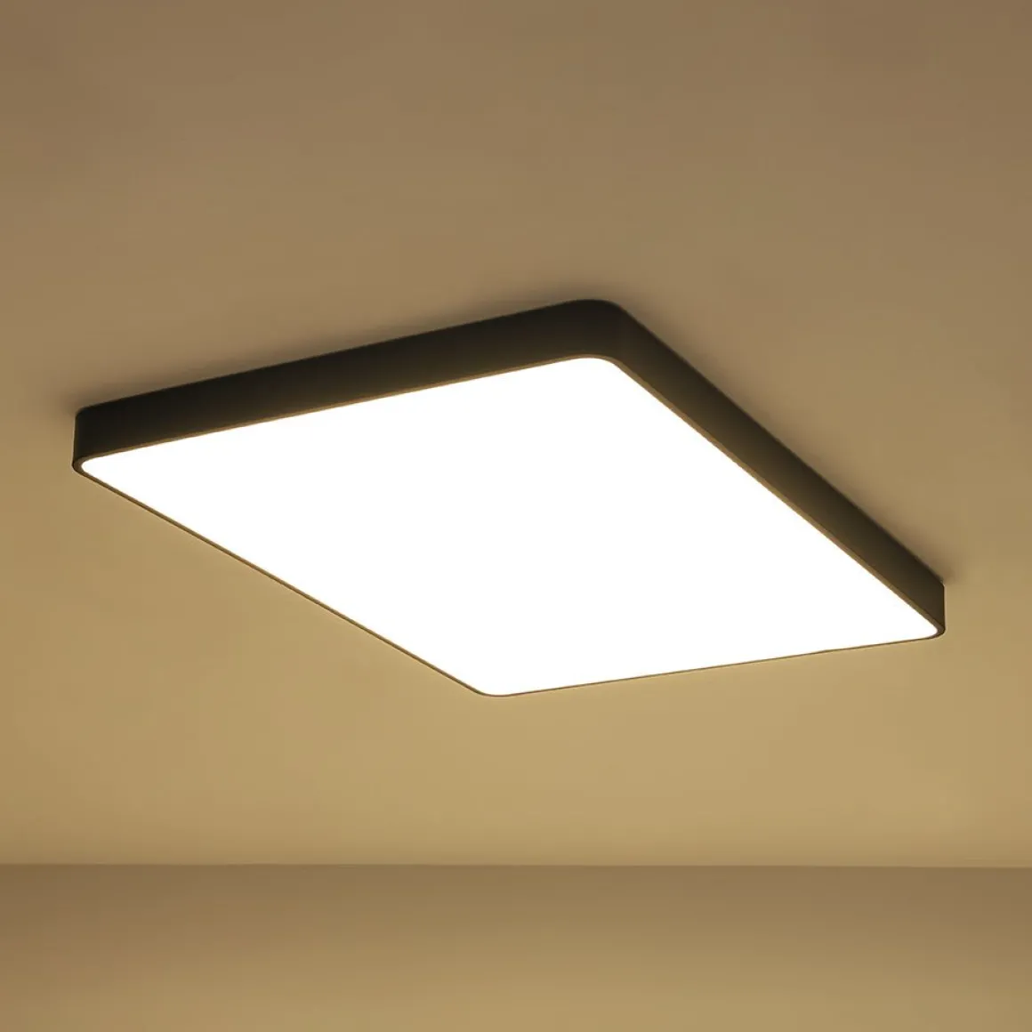 Minimalist Dimmable LED Rectangle Flush Mount Ceiling Light