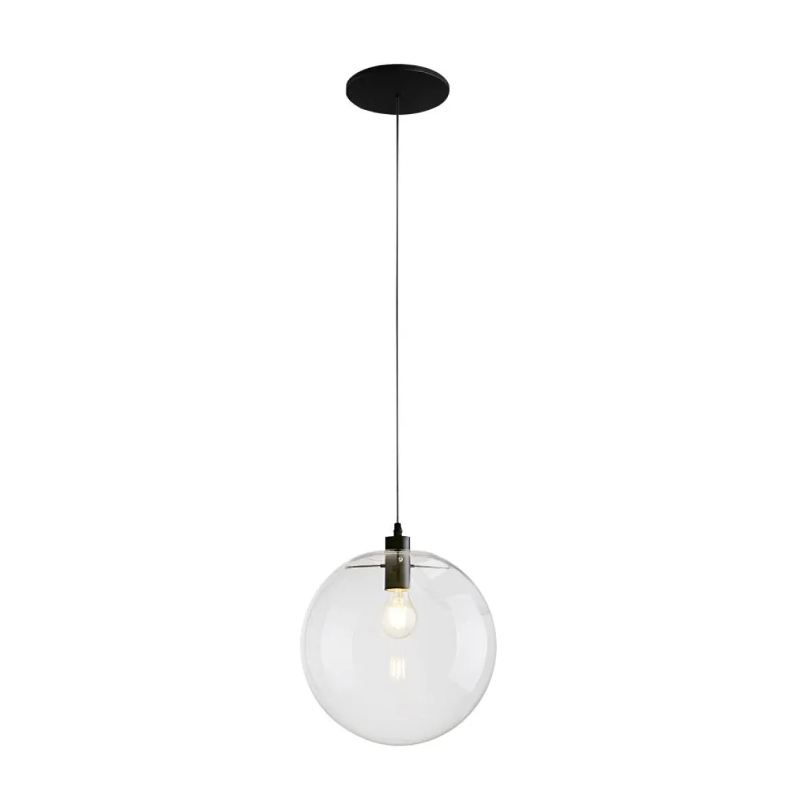 Minimalist Glass Globe Pendant Light