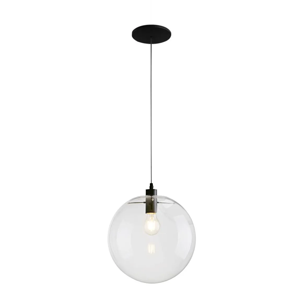 Minimalist Glass Globe Pendant Light