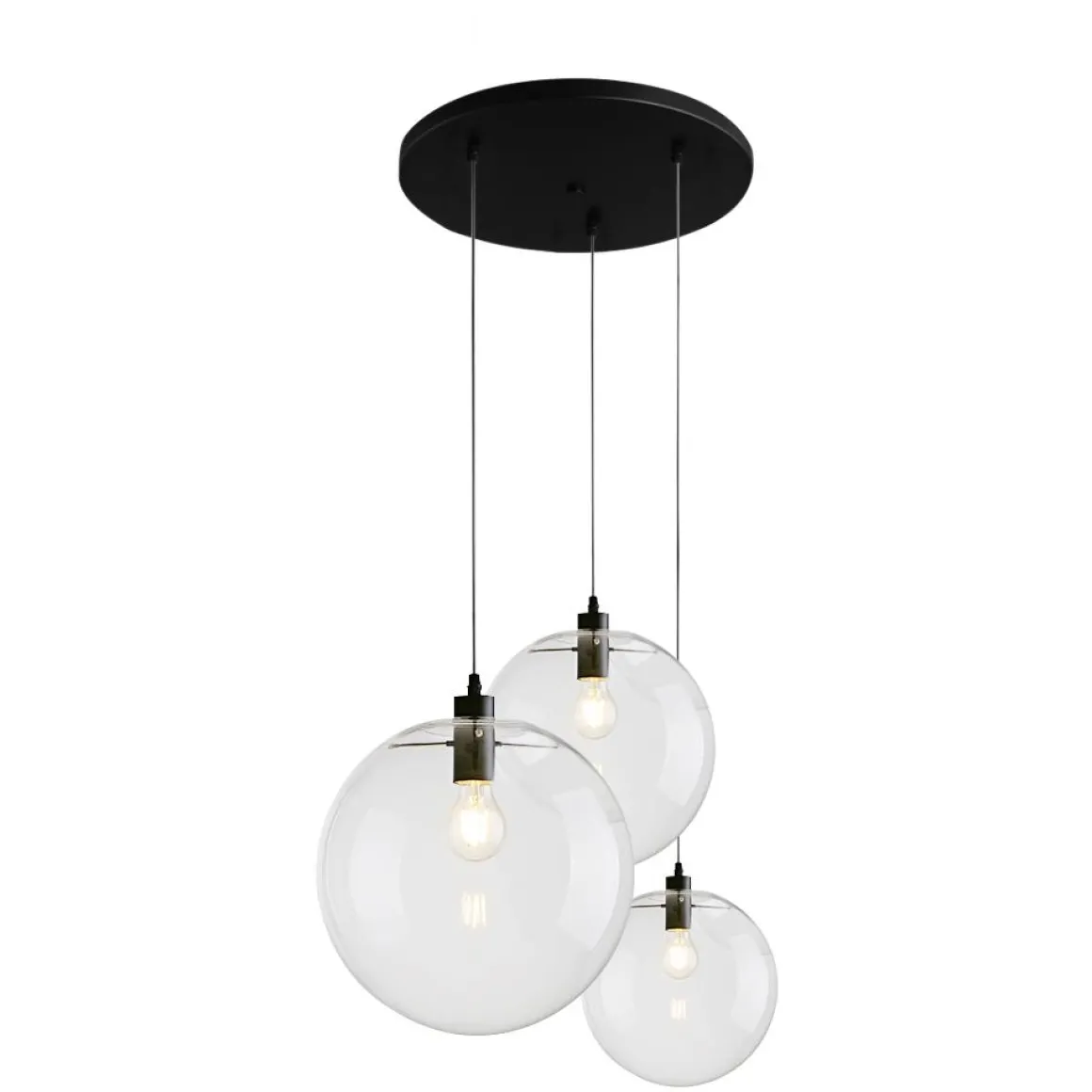 Minimalist Glass Globe Pendant Light