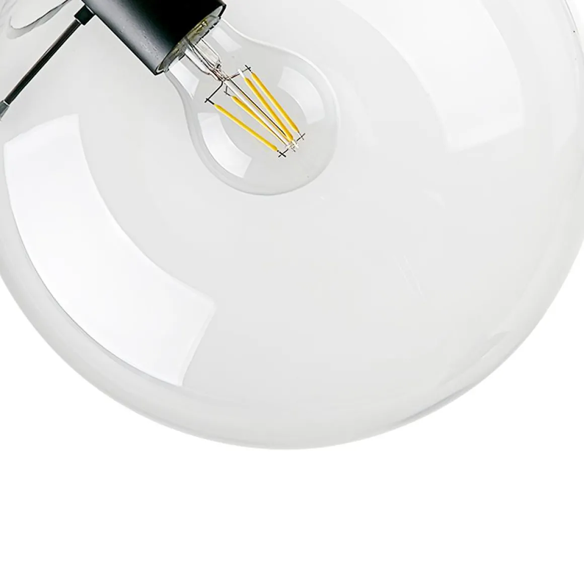 Minimalist Glass Globe Pendant Light
