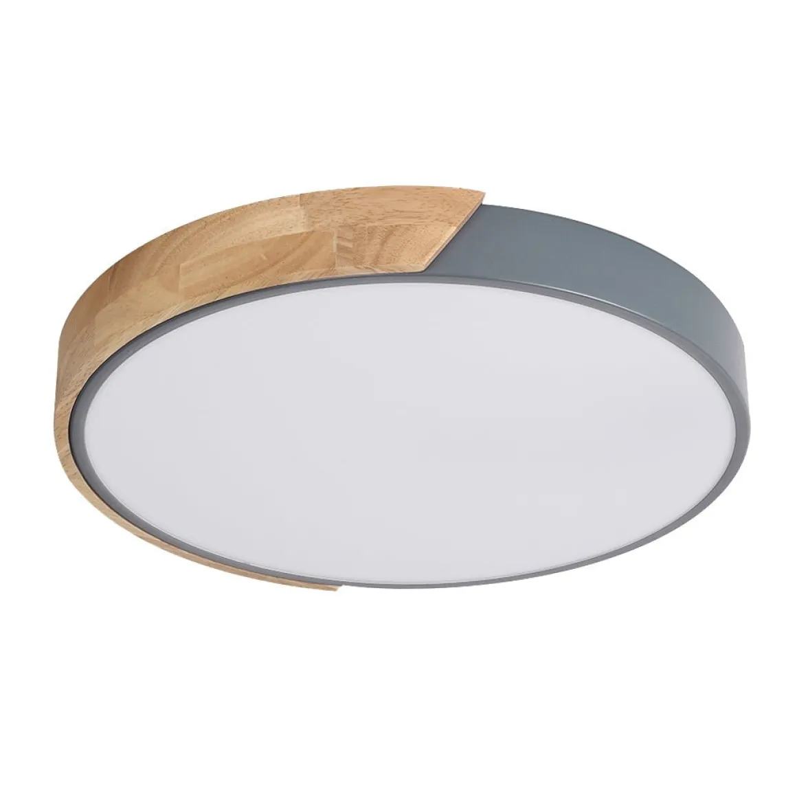 Minimalist LED Flush Mount Drum Light