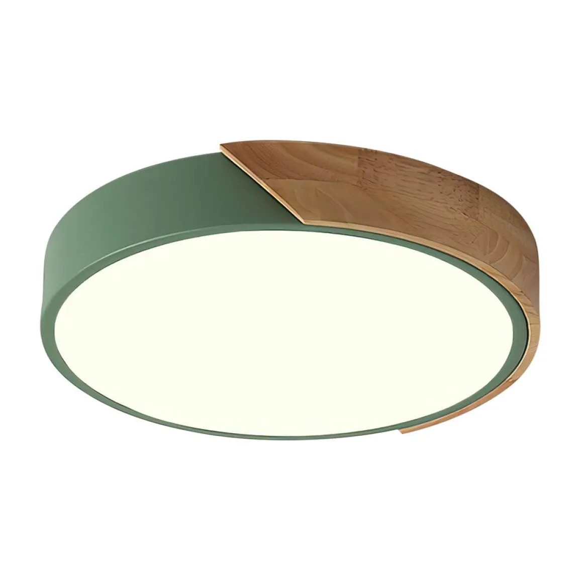Minimalist LED Flush Mount Drum Light