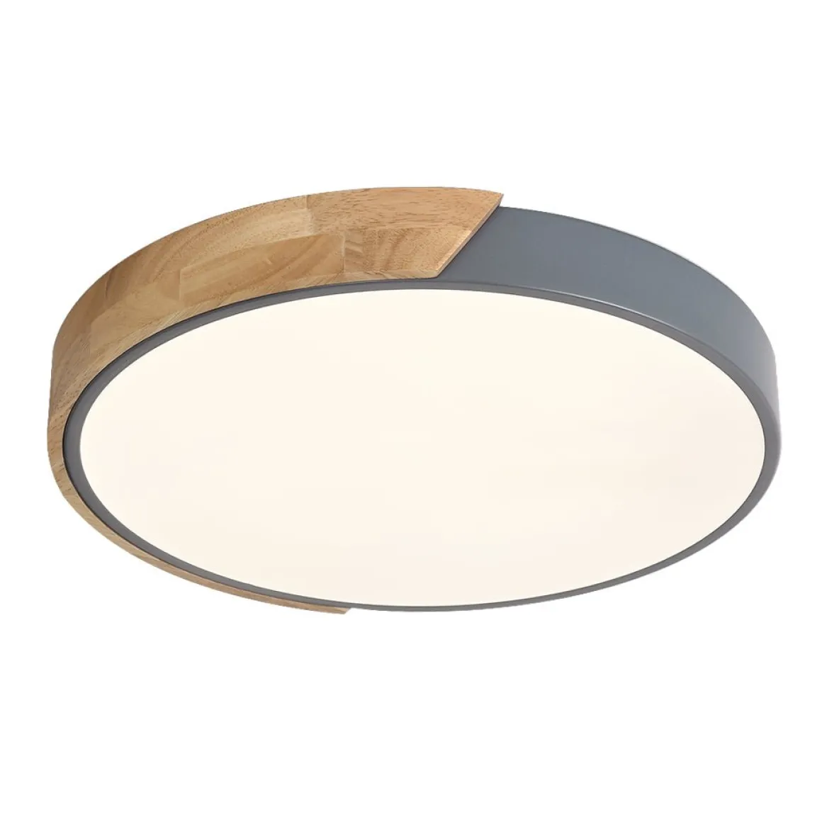 Minimalist LED Flush Mount Drum Light