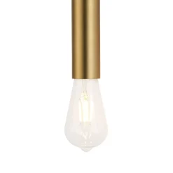 Minimalist 2-Light Linear Tube Vanity Wall Sconce