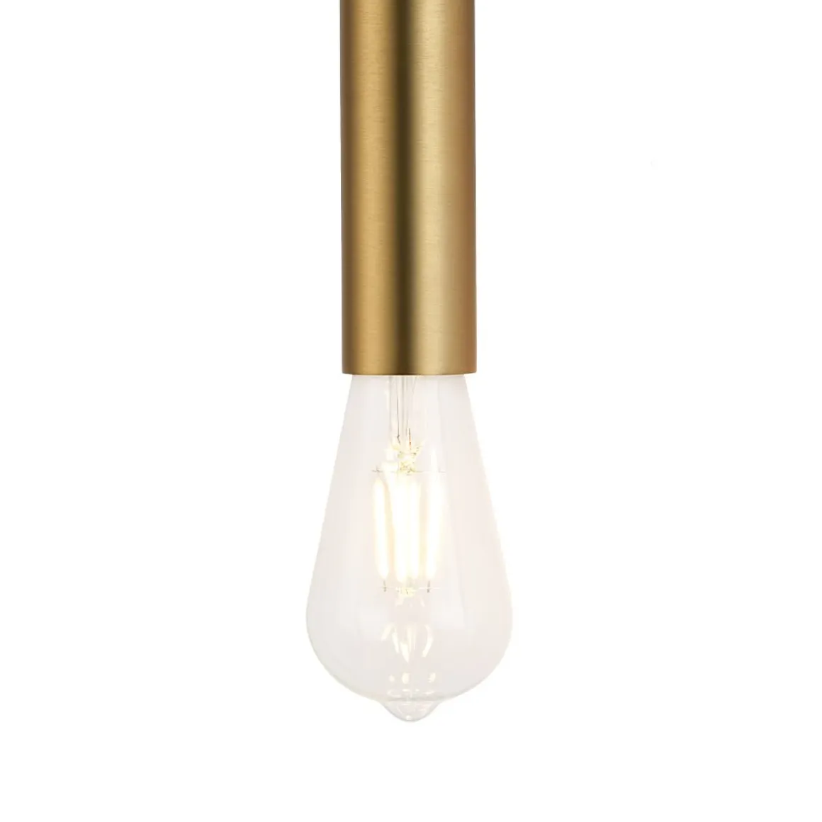 Minimalist 2-Light Linear Tube Vanity Wall Sconce