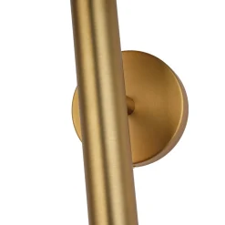 Minimalist 2-Light Linear Tube Vanity Wall Sconce