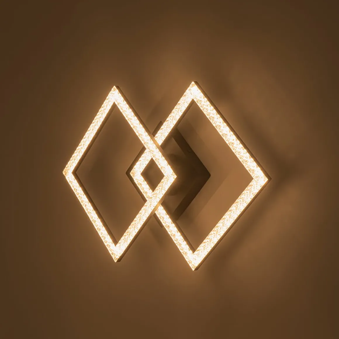 Minimalist 2-light Square Dimmable LED Semi Flush Mount