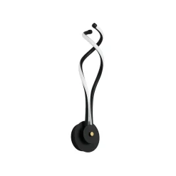 Minimalist 2-Light Twist Ribbon Dimmable LED Wall Sconce