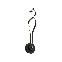 Minimalist 2-Light Twist Ribbon Dimmable LED Wall Sconce