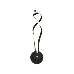 Minimalist 2-Light Twist Ribbon Dimmable LED Wall Sconce