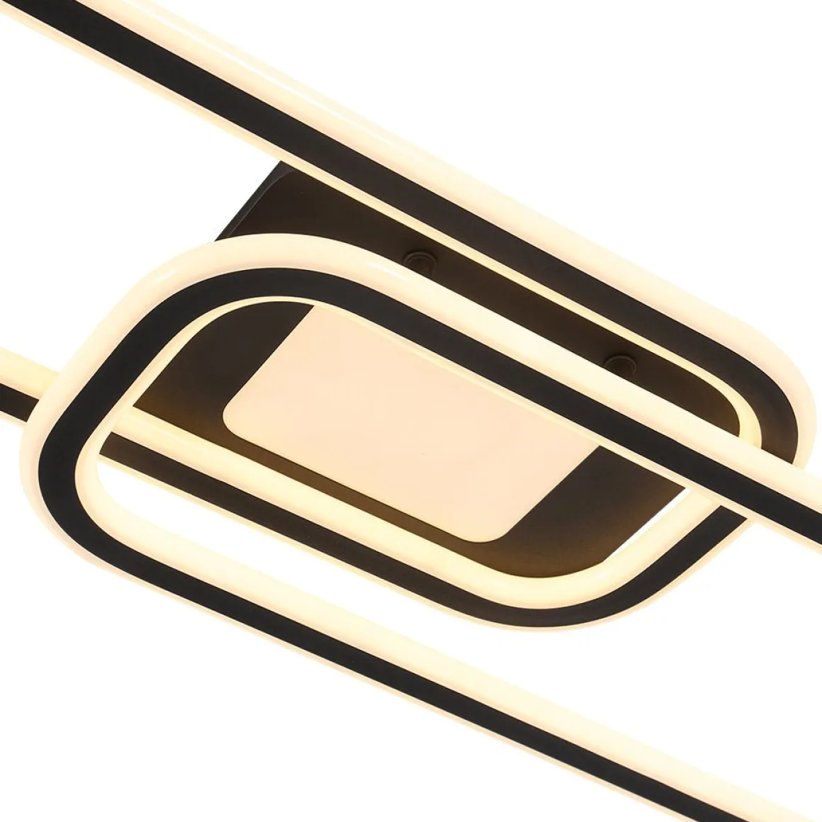 Minimalist Linear Rectangular Ring Dimmable LED Ceiling Light