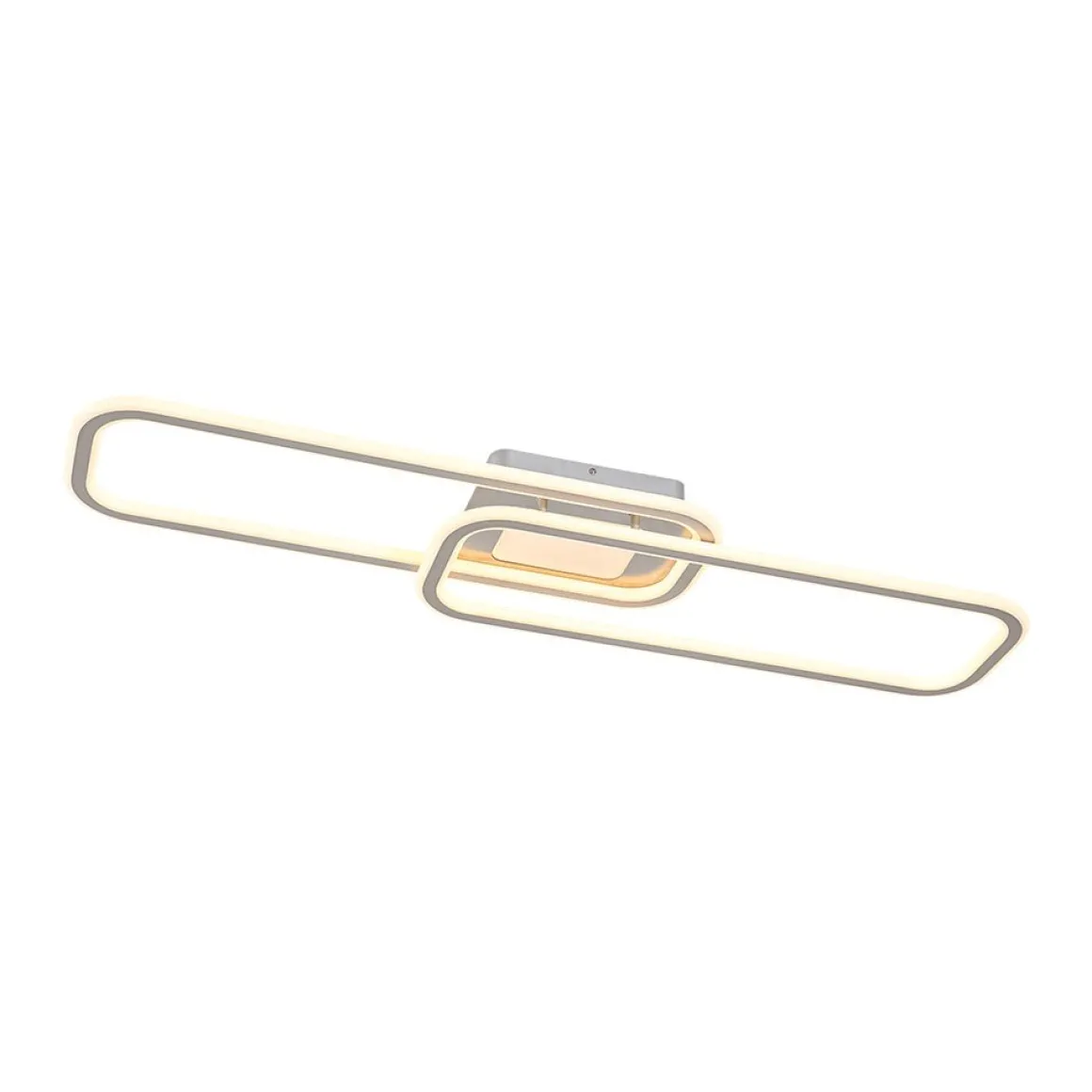 Minimalist Linear Rectangular Ring Dimmable LED Ceiling Light