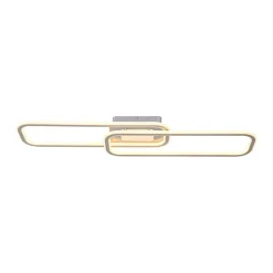 Minimalist Linear Rectangular Ring Dimmable LED Ceiling Light